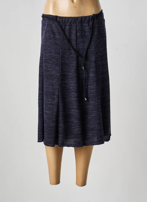 Fustă midi croială dreaptă albastru NIKI MODE femme