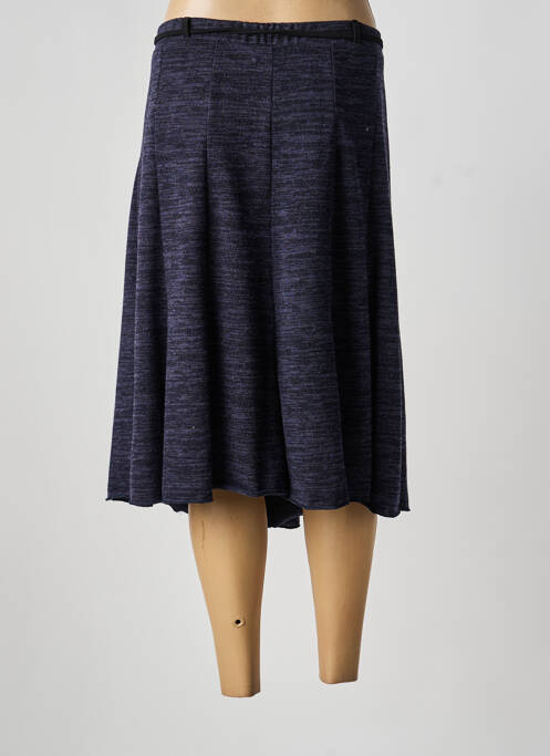 Fustă midi croială dreaptă albastru NIKI MODE femme