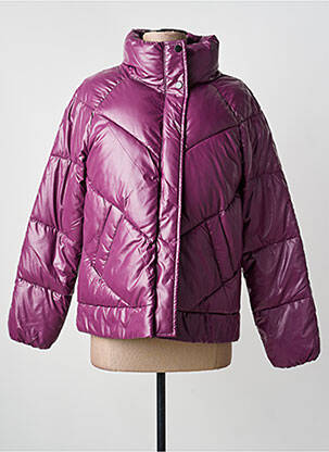 Geacă matlasată buzunare fără glugă violet ATTRAIT femme