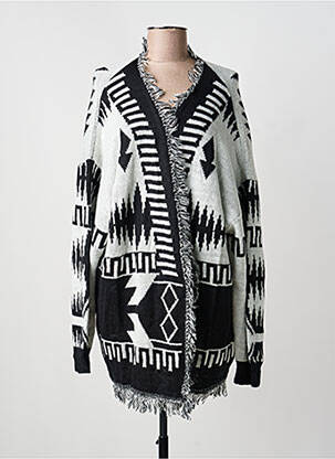 Vestă cu mâneci lungi elasticitate negru 2W PARIS femme