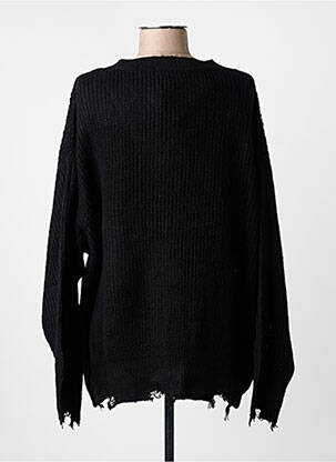 Pulover guler în v mâneci lungi negru 2W PARIS femeie