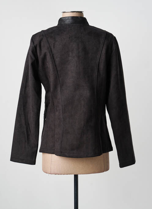 Jachete casual țesătură suedină negru S.QUISE femme