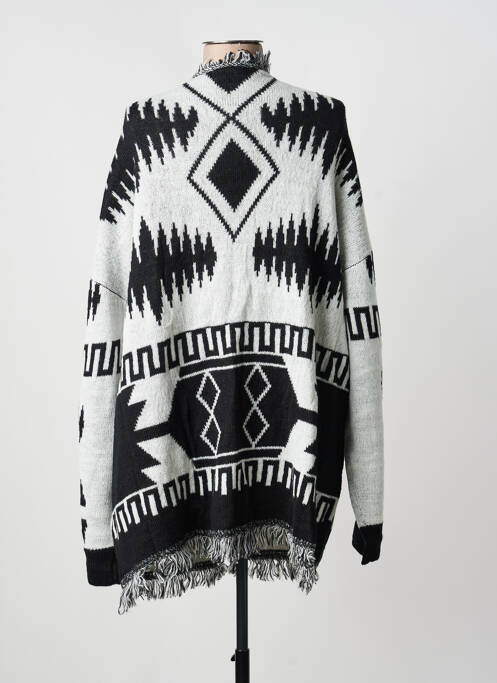 Vestă cu mâneci lungi elasticitate negru 2W PARIS femme