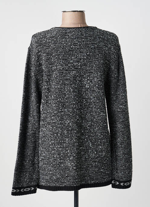 Vestă cu mâneci lungi elasticitate negru TEL'TELLE femme