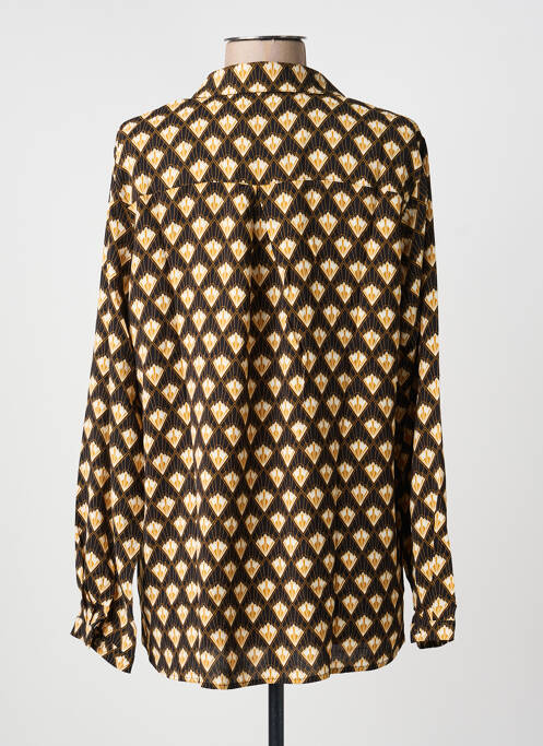 Cămașă croială cambrată mâneci lungi negru SARAH JOHN femme