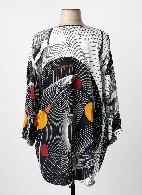 Tunică mâneci lungi imprimeu fantezie negru JEAN MARC PHILIPPE femme