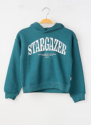 Hanorac cu glugă elasticitate mâneci lungi verde GARCIA fille