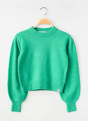 Pulover elasticitate mâneci lungi verde GARCIA fată