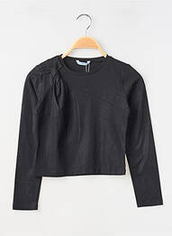 Top guler rotund mâneci lungi negru MAYORAL fille