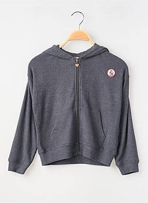 Jachete casual guler rotund gri GARCIA fille