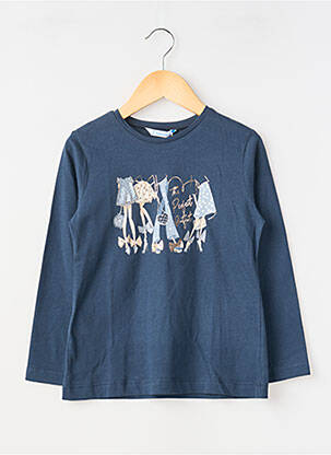 Tricou elasticitate mâneci lungi albastru MAYORAL fille