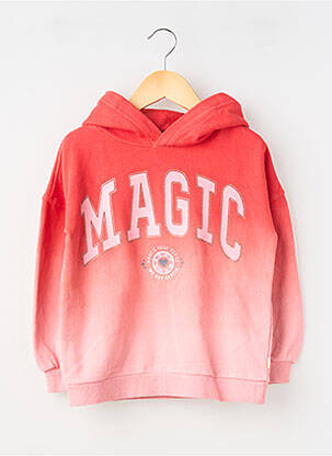 Hanorac cu glugă elasticitate mâneci lungi roz GARCIA fille