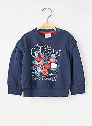 Hanorac țesătură jersey mâneci lungi albastru BOBOLI fille