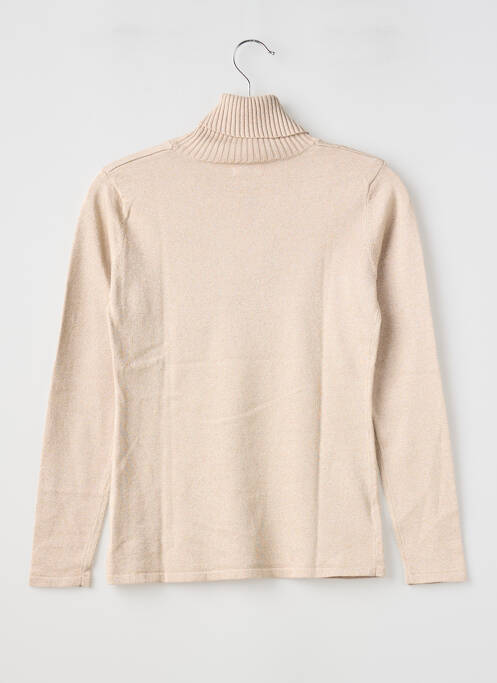 Pulover cu guler înalt croială cambrată mâneci lungi bej MAYORAL fille
