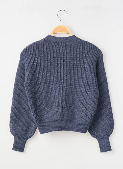 Vestă cu mâneci lungi guler în v gri GARCIA fille