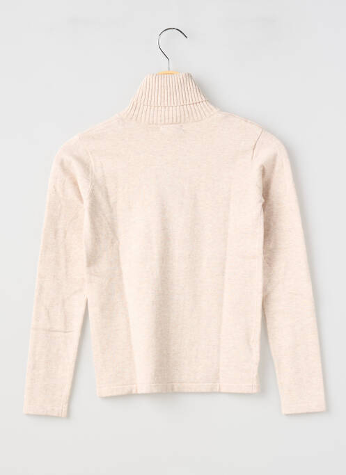 Pulover cu guler înalt croială cambrată mâneci lungi bej MAYORAL fille