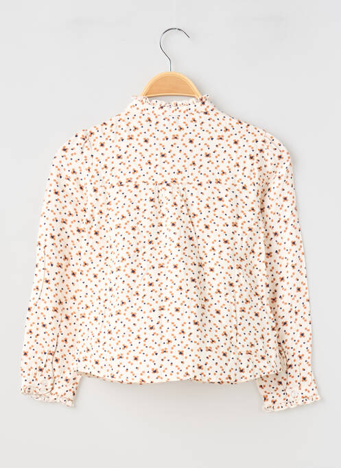 Cămașă guler îmbogățit cu volane mâneci lungi bej MAYORAL fille