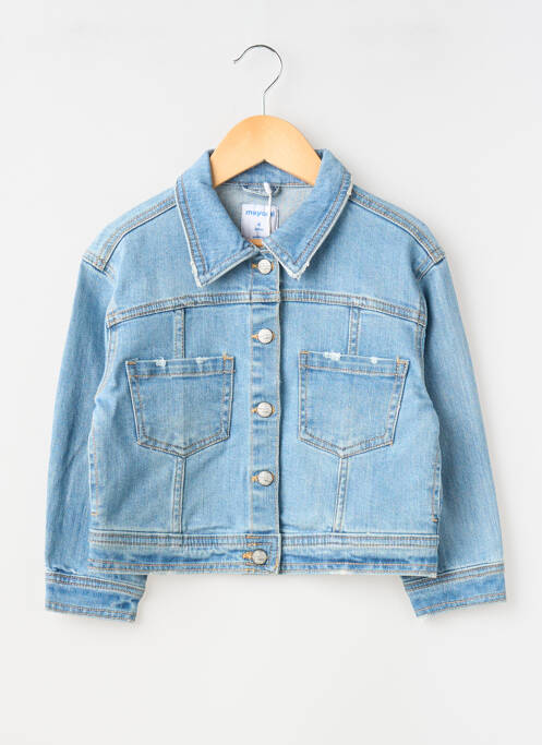 Jachete casual închidere cu nasturi pe față albastru MAYORAL fille