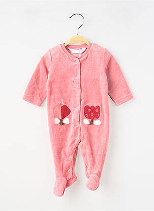 Pijama închidere cu capse la picioare roz MAYORAL fille