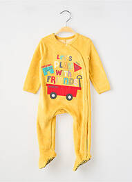 Pijama închidere presată galben BOBOLI băiat