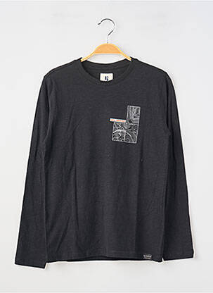 Tricou mâneci lungi mâneci lungi negru GARCIA băiat
