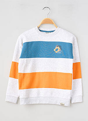 Hanorac elasticitate mâneci lungi gri GARCIA garcon