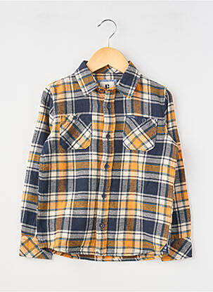 Cămașă cu mâneci lungi țesătură poplin portocaliu GARCIA garcon