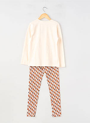 Set pantaloni tip de tricou bej MAYORAL fată