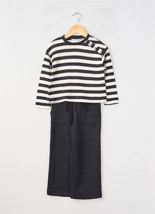 Set pantaloni mâneci lungi negru MAYORAL fată