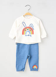 Set pantaloni strânsă la bază albastru BOBOLI fille