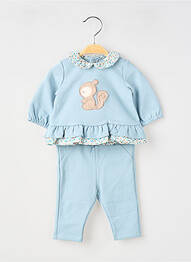 Set pantaloni tip de tricou albastru MAYORAL fille