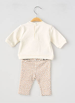 Set pantaloni broderie bej MAYORAL fată