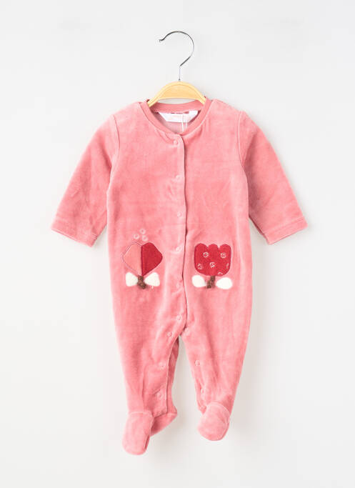 Pijama închidere cu capse la picioare roz MAYORAL fille