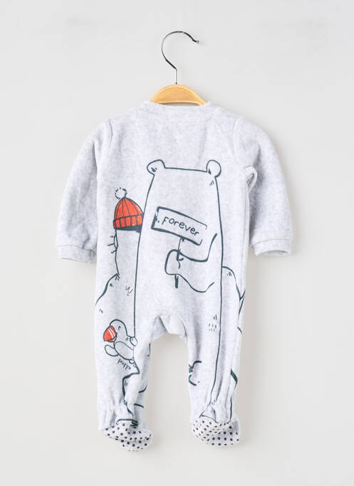 Pijama închidere presată gri BOBOLI garcon