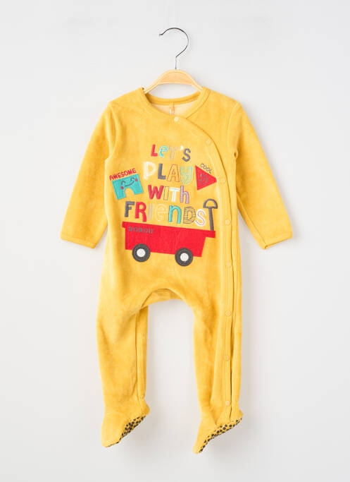 Pijama închidere presată galben BOBOLI garcon