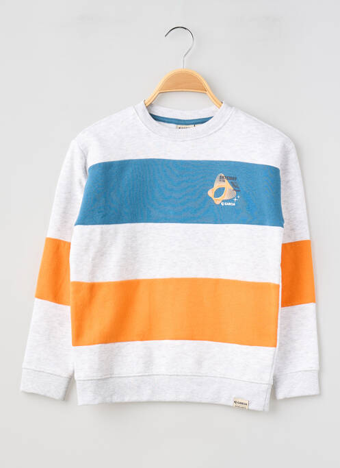 Hanorac elasticitate mâneci lungi gri GARCIA garcon