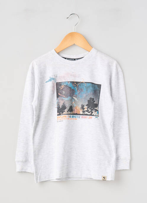 Tricou mâneci lungi mâneci lungi gri GARCIA garcon