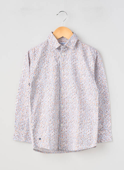 Cămașă cu mâneci lungi țesătură poplin albastru MAYORAL garcon