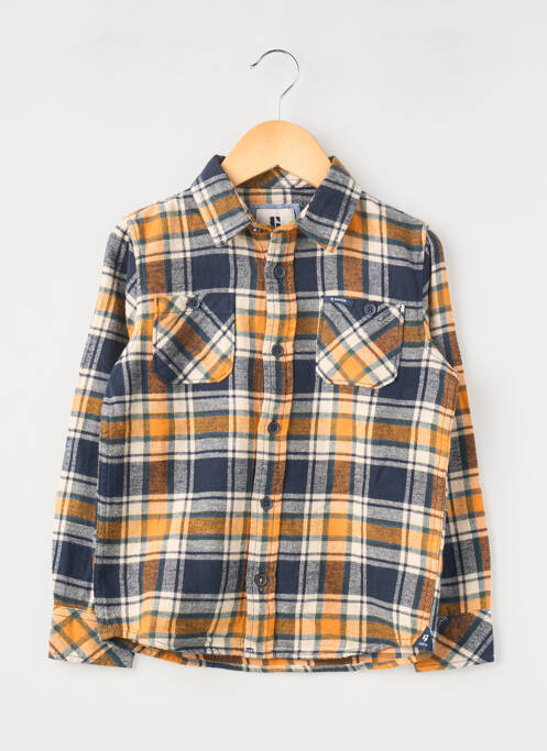 Cămașă cu mâneci lungi țesătură poplin portocaliu GARCIA garcon