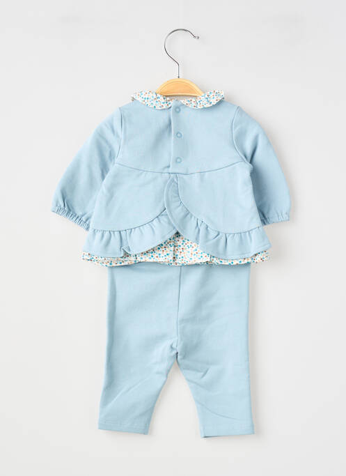 Set pantaloni broderie albastru MAYORAL fille