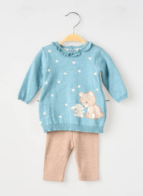 Set pantaloni mâneci lungi albastru MAYORAL fille