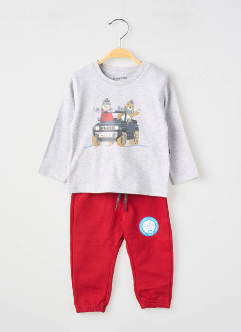 Set pantaloni tip de tricou roșu MAYORAL garcon
