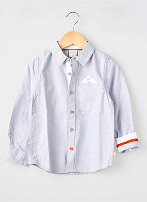 Cămașă cu mâneci lungi croială dreaptă albastru BOBOLI garcon