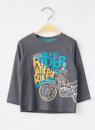 Tricou mâneci lungi mâneci lungi gri BOBOLI garcon