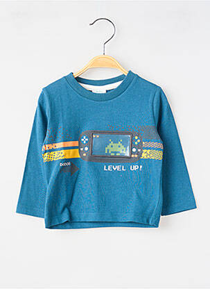 Tricou mâneci lungi mâneci lungi albastru BOBOLI băiat