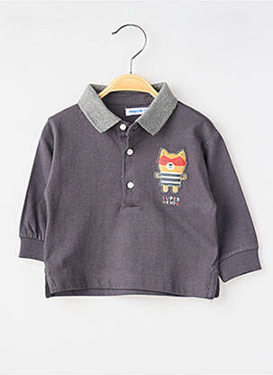 Polo mâneci lungi mâneci lungi gri MAYORAL garcon