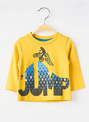 Tricou mâneci lungi mâneci lungi galben BOBOLI garcon