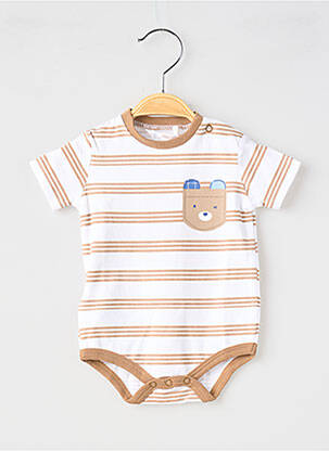 Body de lenjerie imprimeu dungi alb MAYORAL garcon