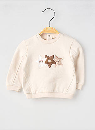 Pulover broderie mâneci lungi bej MAYORAL garcon