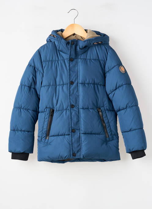 Geacă matlasată mâneci lungi cu glugă albastru GARCIA garcon